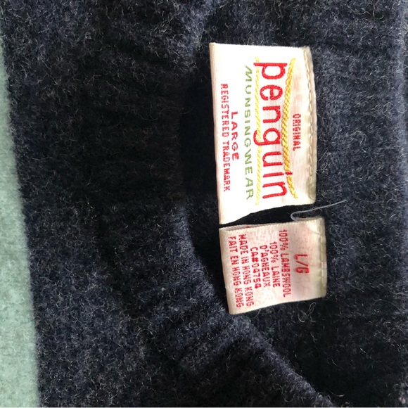Penguin sweater authentic very confortable 💯 % lambswool - Picture 4 of 10